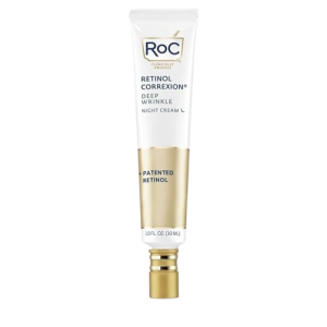 Crème de nuit anti-rides profondes RoC Retinol Correxion, soin anti-âge pour femmes et hommes, 28 g (l'emballage peut varier)