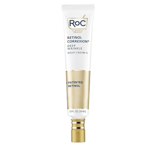 Crème de nuit anti-rides profondes RoC Retinol Correxion, soin anti-âge pour femmes et hommes, 28 g (l'emballage peut varier)