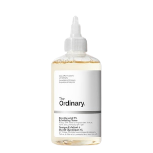 Tonique exfoliant à l'acide glycolique 7 % The Ordinary, tonique quotidien éclaircissant et lissant pour un teint plus uniforme