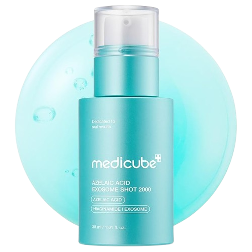 Sérum Medicube 2000 à l'acide azélaïque et aux exosomes – Apaise les rougeurs dues à la sécheresse cutanée tout en lissant les irrégularités de la peau | À utiliser après les imperfections, avec acide azélaïque et niacinamide | Soins coréens, 30 ml / 1,01 fl.oz